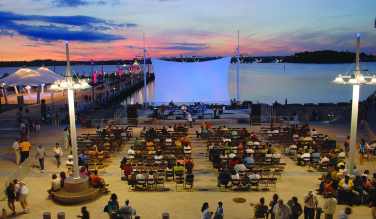 Courtesy photo The National Harbor's outdoor movie screen