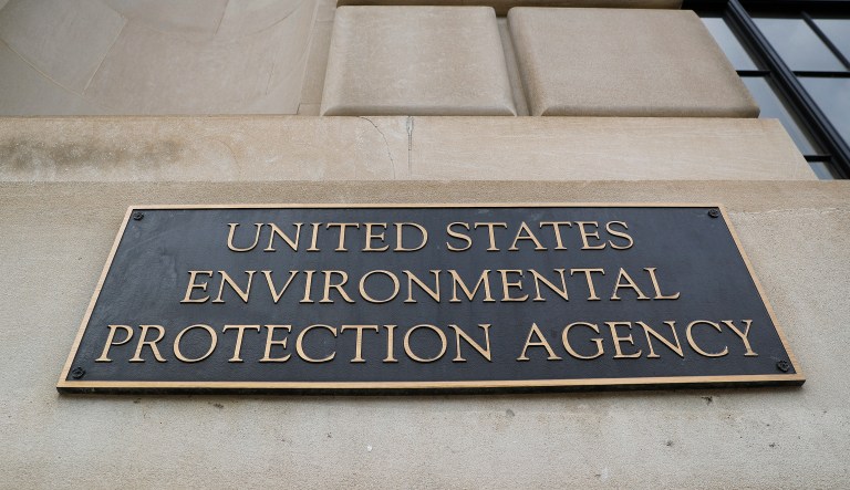 This 2017 photos shows the Environmental Protection Agency Building in Washington, D.C. Michael Dourson, President Trump's nominee to head the EPA's chemicals office, faced trouble winning the votes he needed to be confirmed by the Senate, with even some Republicans saying they wouldn't approve him because of his ties to the chemical industry. (AP Photo/Pablo Martinez Monsivais)
