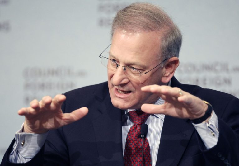 Thomas Hoenig, president of the Federal Reserve Bank of Kansas City, discusses the economy at the Council on Foreign Relations, Wednesday, March 2, 2011, in New York. (AP Photo/Mark Lennihan)