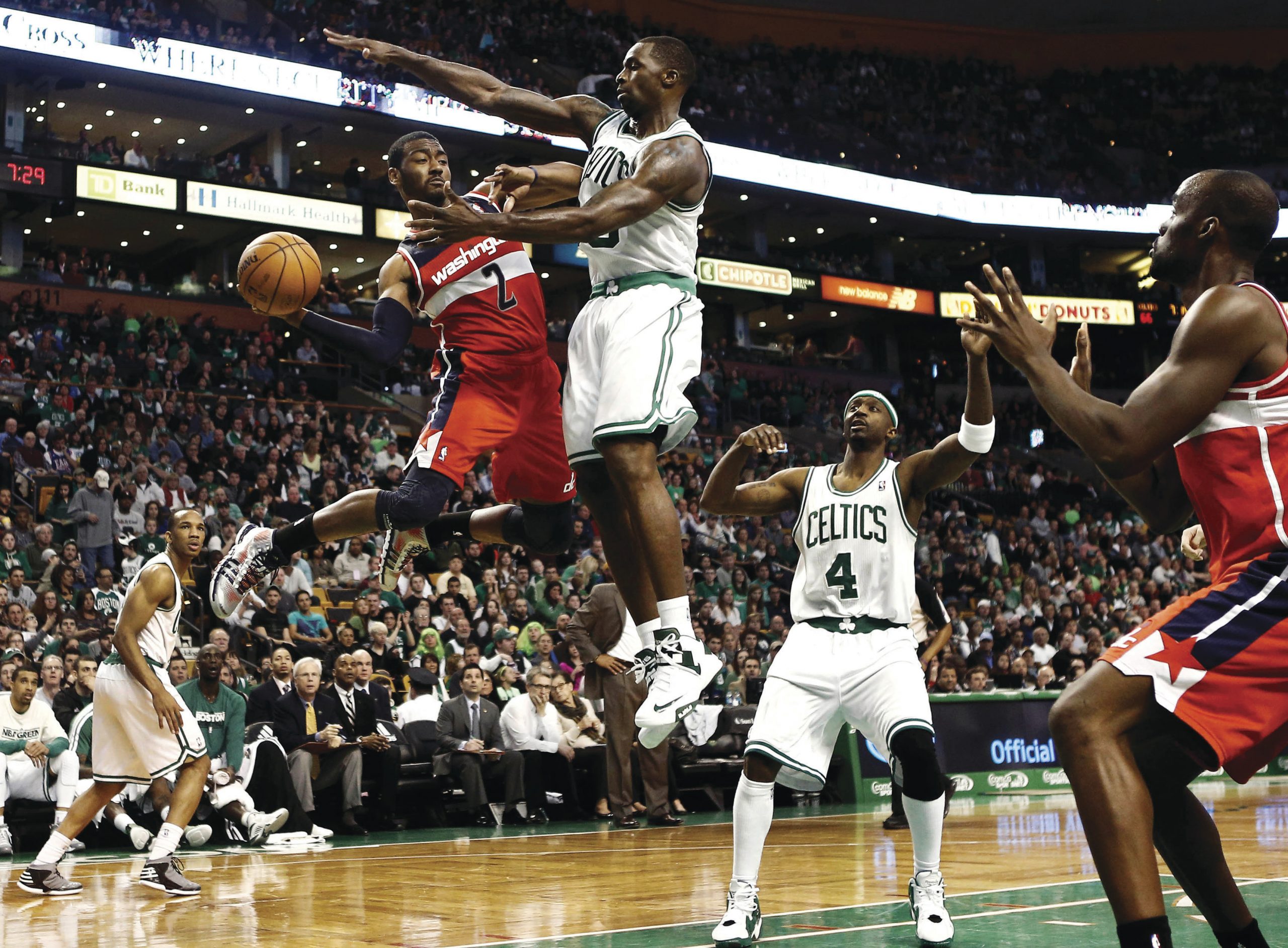 Wizards fall apart in second half against Celtics
