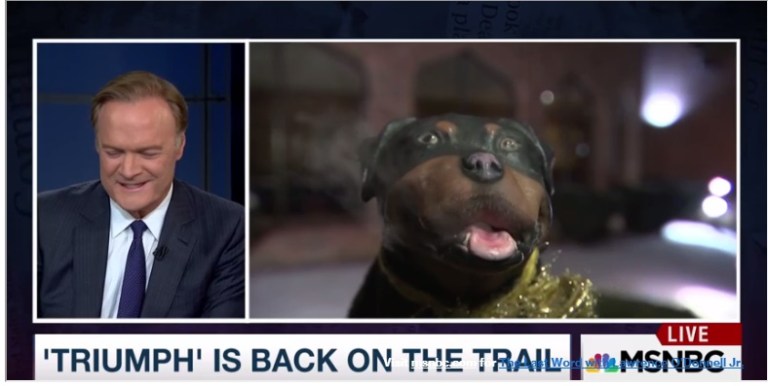 Primetime MSNBC: Interview of Cigar-Smoking Puppet Dog