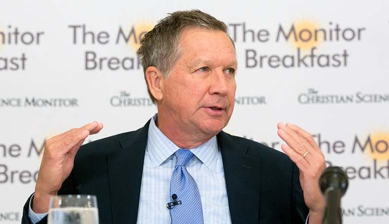 Ohio Gov. John Kasich said Friday that he's opposed to the House Republican plan to repeal and replace Obamacare, and said the GOP should be working with Democrats as they work to change federal healthcare policy.