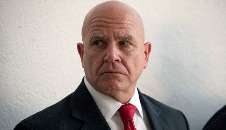 According to a report, National Security Adviser H.R. McMaster will present a plan to President Trump that will help finance the Ukrainian government in purchasing American weapons. Trump would then either reject or approve the deal and send it to Congress. (AP Photo/Andrew Harnik)