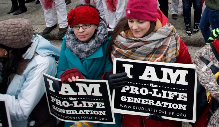 With all the outcry, the pro-life feminist group was quickly removed in what organizers called "an error" for allowing them to join the march in the first place. The pro-life group plans to attend anyway, and I hope with their pro-life, pro-women signs in tow.