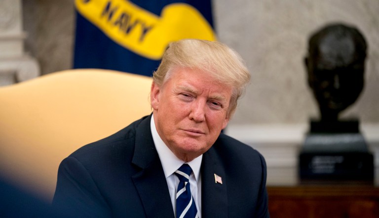 According to new reports, President Trump on Thursday plans to approve the release of a controversial memo written by House Republicans said to contain evidence of surveillance abuses by the Obama administration. (AP Photo/Andrew Harnik)