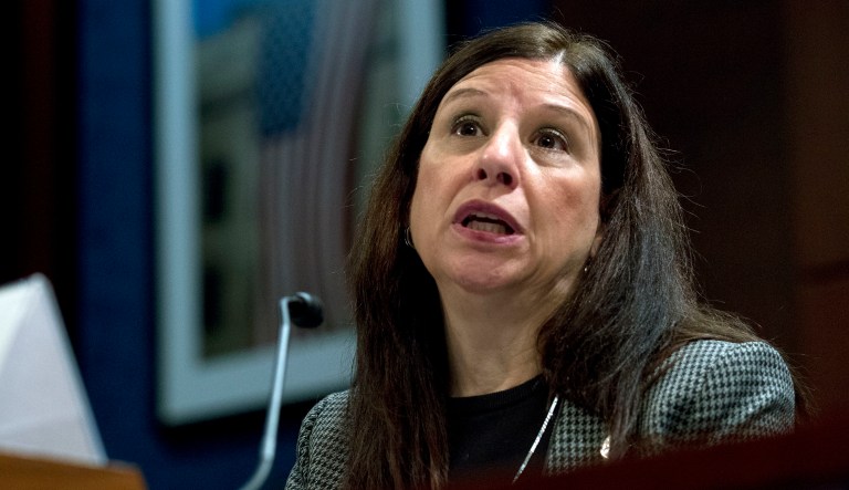 Homeland Security Deputy Secretary Elaine Duke said she does not expect any of the eight border wall prototypes that were constructed last fall in San Diego to be picked as the only model for construction. ( AP Photo/Jose Luis Magana)