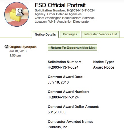 Pentagon Signs $31K Contract for Oil Portrait of Leon Panetta