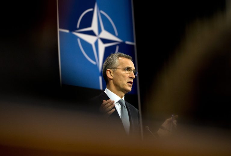 "My condolences to his family & Russian people," Stoltenberg tweeted Monday.