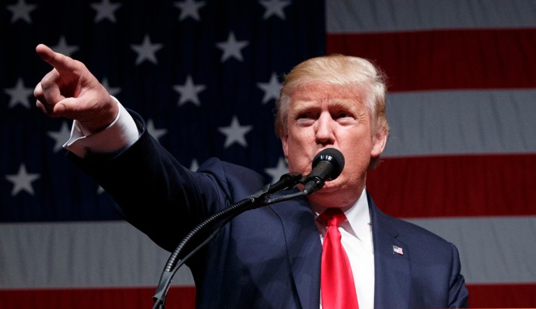 By advocating censorship, Trump sways his supporters and followers towards the censorious views that have taken over academia and much of the Left. (AP Photo/Evan Vucci)