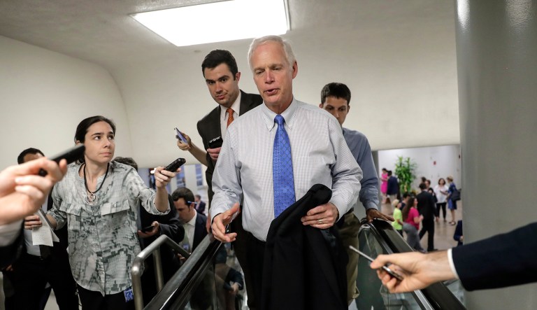 Sen. Ron Johnson continues to have reservations about the Senate Republican healthcare bill, and believes leadership is trying to 