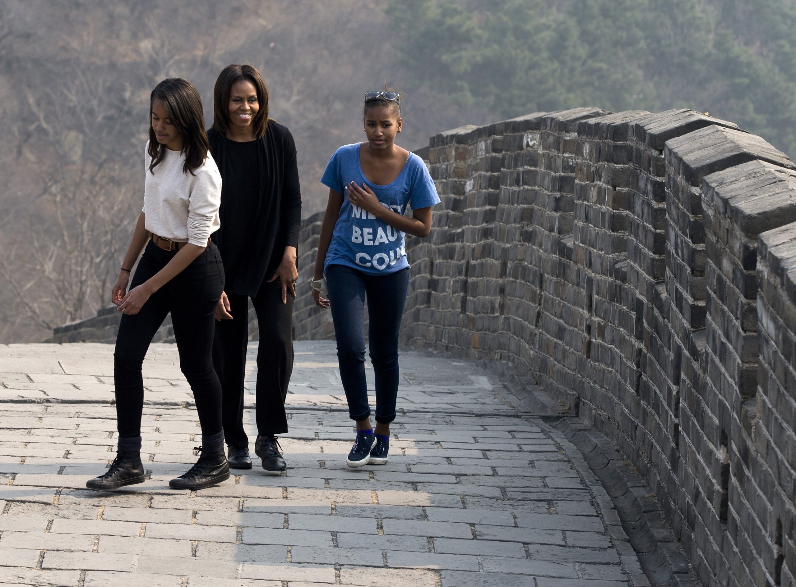 US first lady praised for style, warmth in China