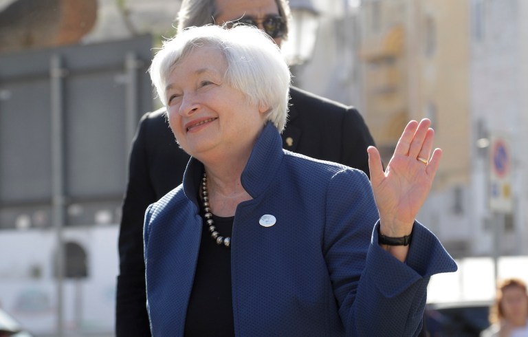 The stress tests involve projecting how banks' balance sheets would hold up in a hypothetical financial crisis. (AP Photo/Andrew Medichini)