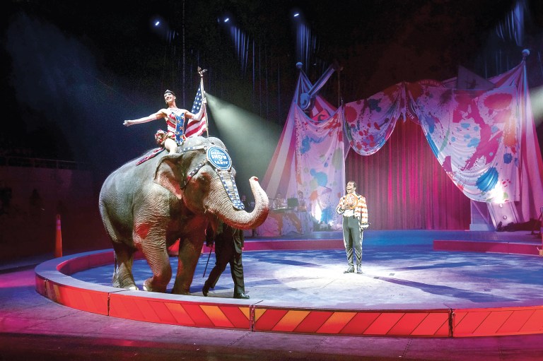 The opening of the Ringling Brothers and Barnum & Bailey Circus. (AP Photo/The Daily Times, Mark A. Large)