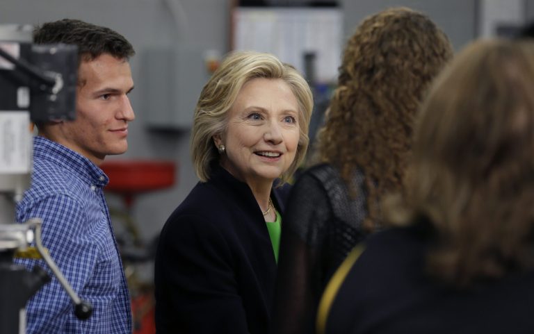 Clinton, a former first lady, secretary of state, and U.S. senator from New York, outpolls all her likely challengers by at least 40 percentage points. (AP Photo)