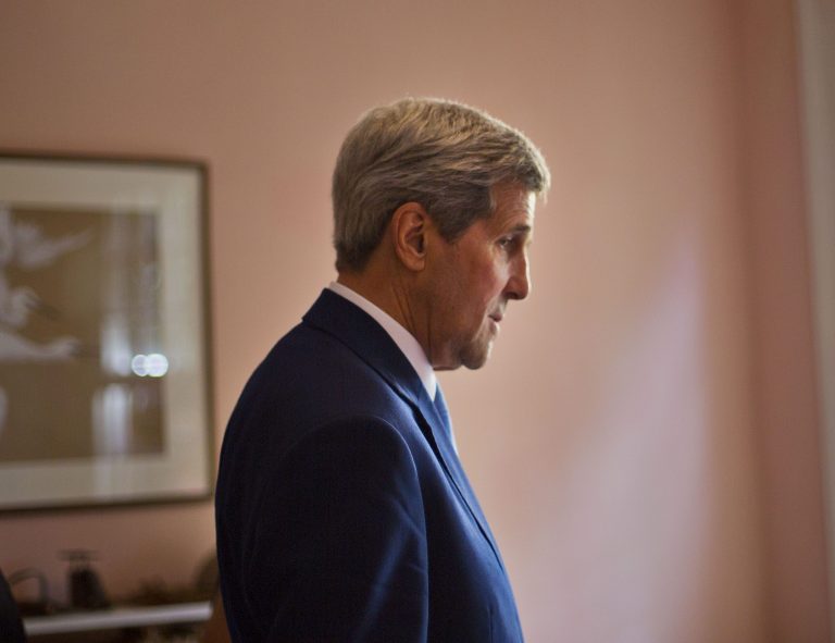 The amendment leaves broad interpretative discretion to John Kerry's State Department and tells it to seek guidance from the United Nations. (AP Photo/Pablo Martinez Monsivais, Pool)