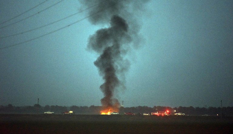 Fifteen Marines and a Navy sailor killed in the plane crash earlier this week in Mississippi. (Elijah Baylis/The Clarion-Ledger via AP)