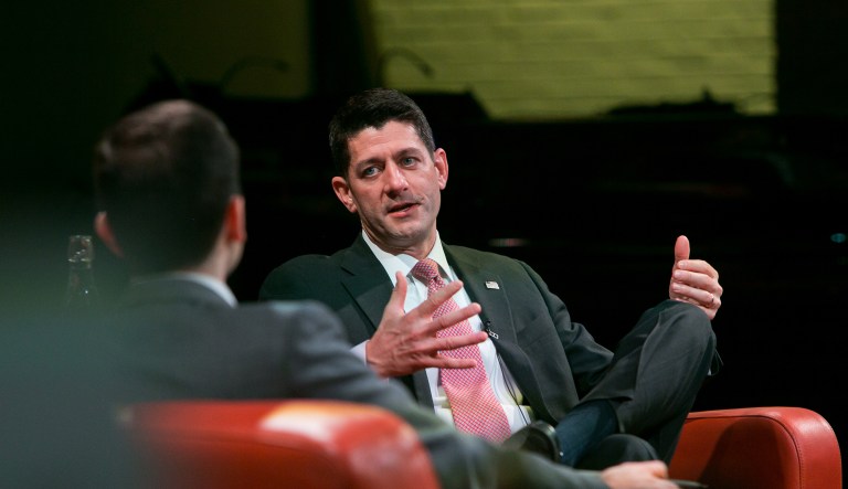 The Speaker can only hope he'll have that same accuracy as heads into the woods next week. (Graeme Jennings/Washington Examiner)