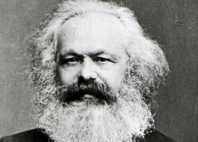 Karl Marx, who was born in 1818, was the German philosopher and socialist who co-authored the 