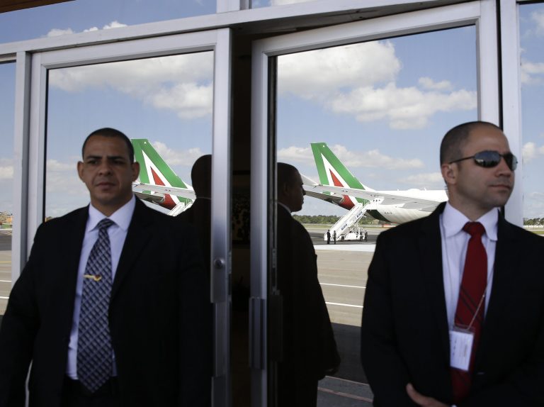 The meeting will formalize the expansion of the number of scheduled charter flights between U.S. and Cuba. (AP Photo/Gregorio Borgia)