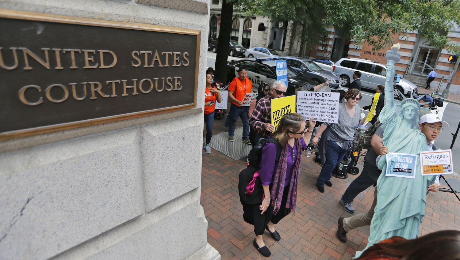 Appeals court to hear case against Trump’s travel ban, with bigger punch