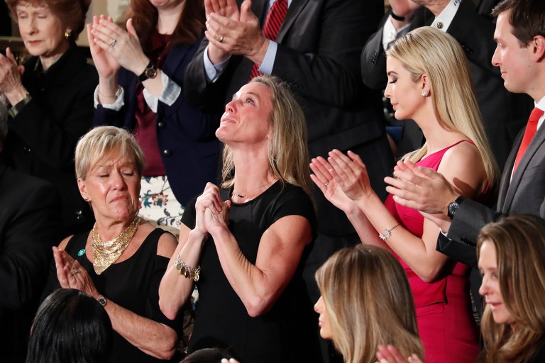 Carryn Owens, widow of Chief Special Warfare Operator William 