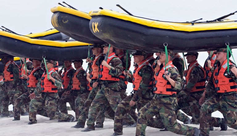 The candidate who dropped out was enrolled in the Navy SEAL Officer Assessment and Selection program. If she had completed the program, she would have faced an officer selection panel and the Basic Underwater Demolition/SEAL program, or BUD/S, a six-month training course for the elite special operators. 