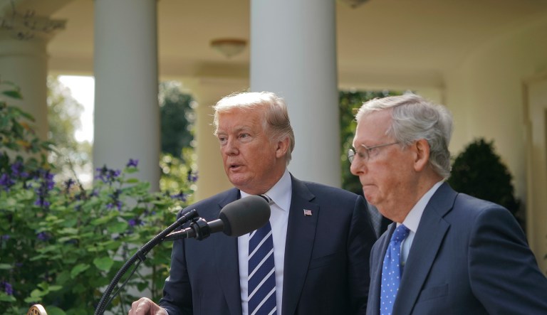Trump's relationships with Republicans on Capitol Hill had frayed in recent weeks. (AP Photo/Pablo Martinez Monsivais)