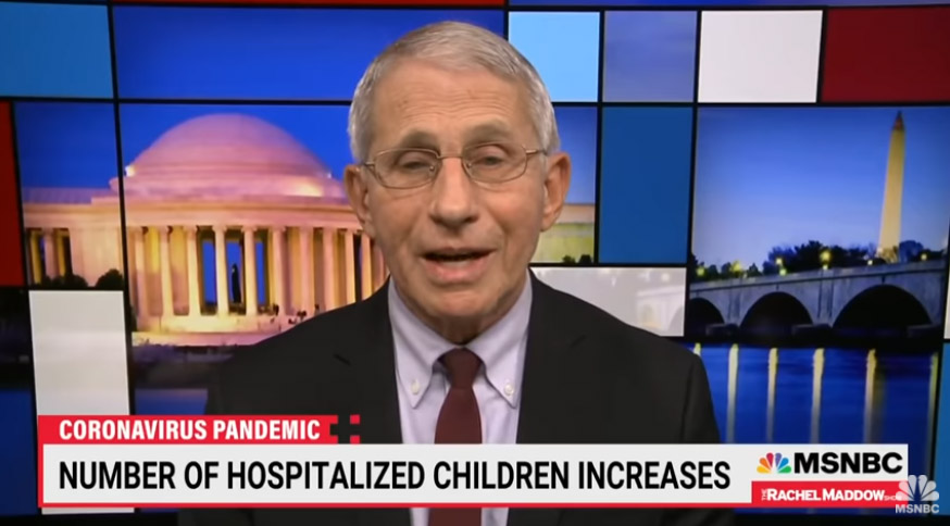 ‘They may go in for a broken leg’: Fauci says child COVID-19 hospitalizations are overblown
