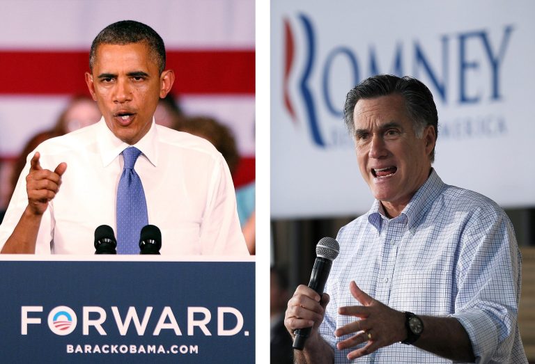 President Barack Obama (left) and Republican presidential candidate Mitt Romney (right). (Getty Images)