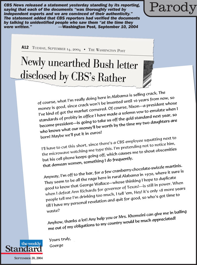 CBS finds another document from 1972.