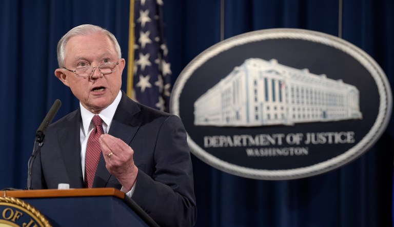 Here are Attorney General Jeff Sessions full remarks announcing that the Trump administration is rescinding the Obama-era DACA program shielding illegal immigrants brought to the United States as children from deportation. (AP Photo/Susan Walsh)