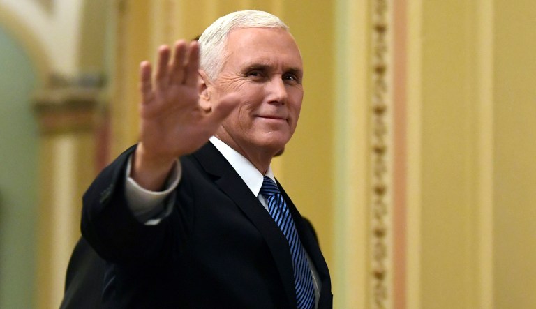Vice President Mike Pence is set to review intercontinental ballistic missile defense systems in Alaska ahead of his trip to South Korea for the Winter Olympics, an administration official told the Washington Examiner. Pence will lead the U.S. delegation at the games in Pyeongchang, South Korea. (AP Photo/Susan Walsh, File)