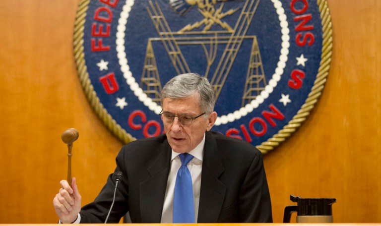 FCC Chairman Tom Wheeler will resign at the end of President Obama's time in office in January, according to a report Thursday. (AP Photo/Pablo Martinez Monsivais)