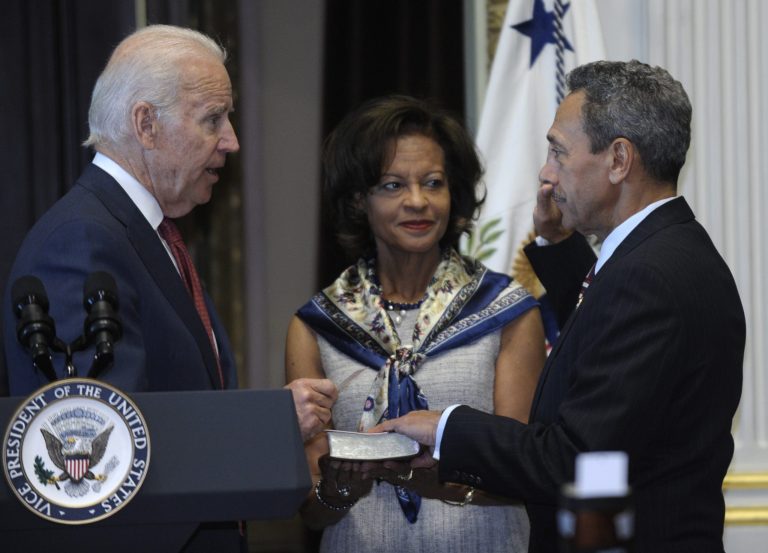 Nearly a year ago, on Jan. 6, Watt was sworn in as director of the FHFA. (AP/Susan Walsh)