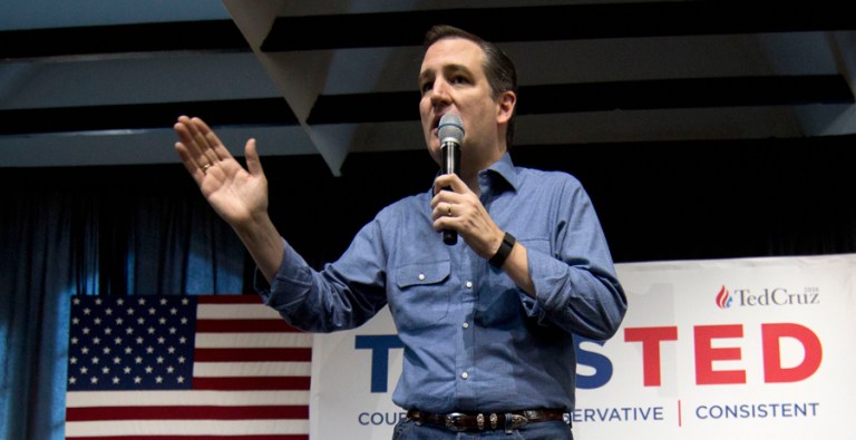 Ted Cruz plans to spend 4.1 percent of the gross domestic product on defense for the first two years of his administration, dropping to 4 percent in the remaining years. (AP Photo/Matt Rourke)