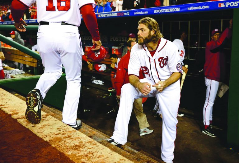 Alex Brandon/AP
Outfield Jayson Werth has five more seasons left on his contract and is one of seven Nats regulars in the field signed for 2013.