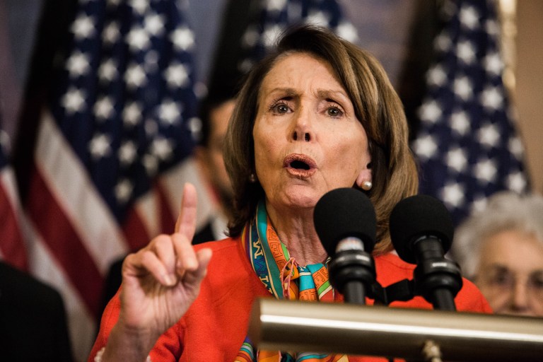 The NRCC said that under Pelosi's leadership, Democrats passed Obamacare, after which Democrats lost 63 seats in 2010. (Graeme Jennings/Examiner)