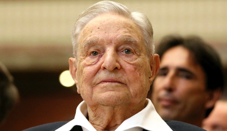 George Soros, Founder and Chairman of the Open Society Foundations, looks before the Joseph A. Schumpeter award ceremony in Vienna, Austria, Friday, June 21, 2019.