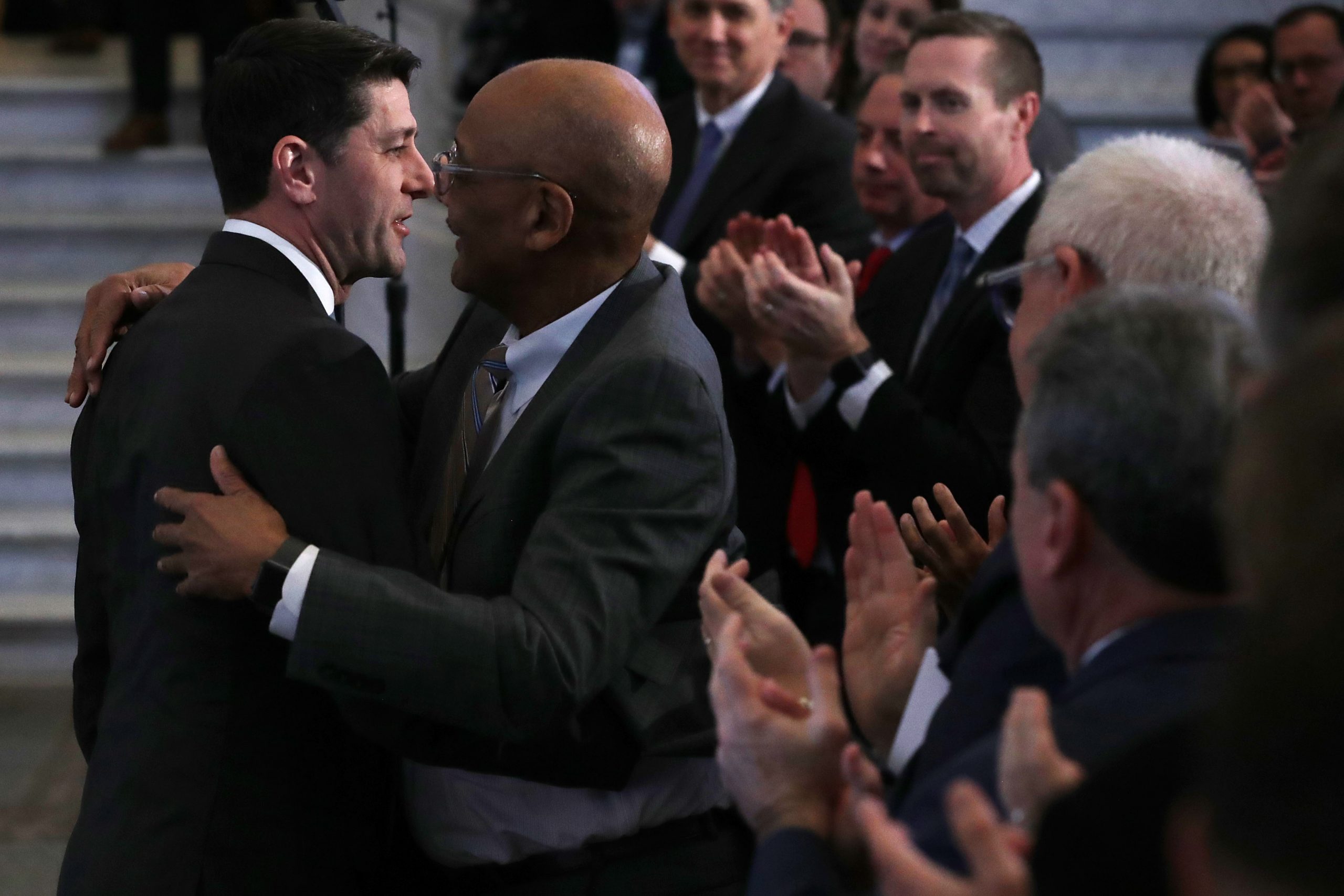 Outgoing House Speaker Paul Ryan Delivers Farewell Address At Library Of Congress