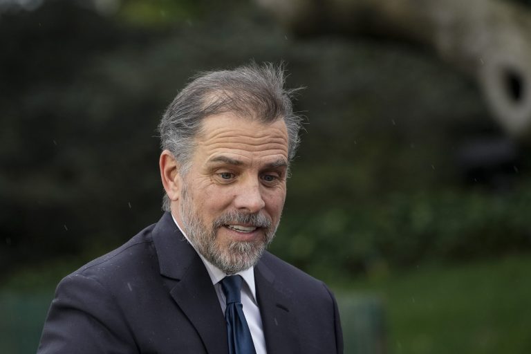 Hunter Biden attends the Easter Egg Roll on the South Lawn of the White House.