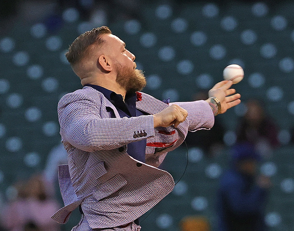 Conor McGregor delivers the ‘most devastating first pitch ever seen’