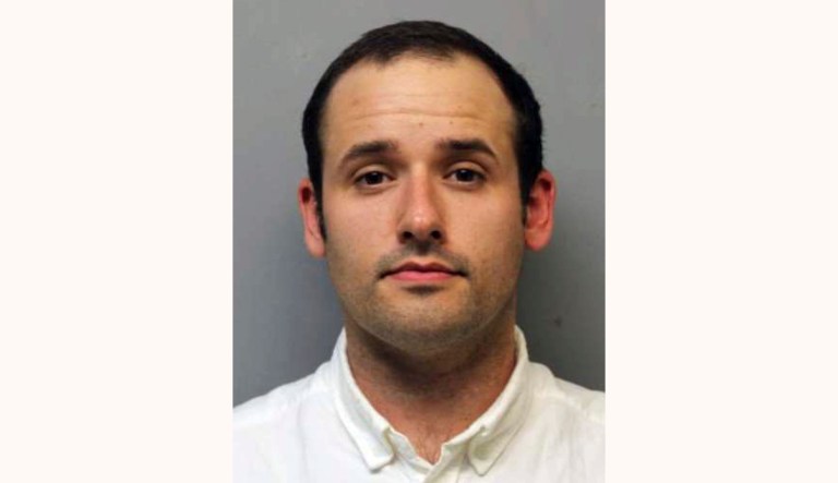 This Monday, Aug. 10, 2020 arrest photo provided by the Wethersfield, Conn., Police Department shows Thomas Gilmer. Gilmer, a Connecticut congressional candidate for Congress, abruptly ended his campaign the day he was facing a primary election following his arrest for an alleged domestic assault, the state Republican Party said Tuesday. 