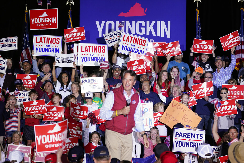 Glenn Youngkin up 4 points over Terry McAuliffe in poll