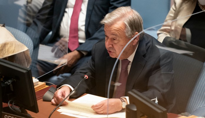UN chief proposes international trust fund to support Afghanistan as US meets with Taliban