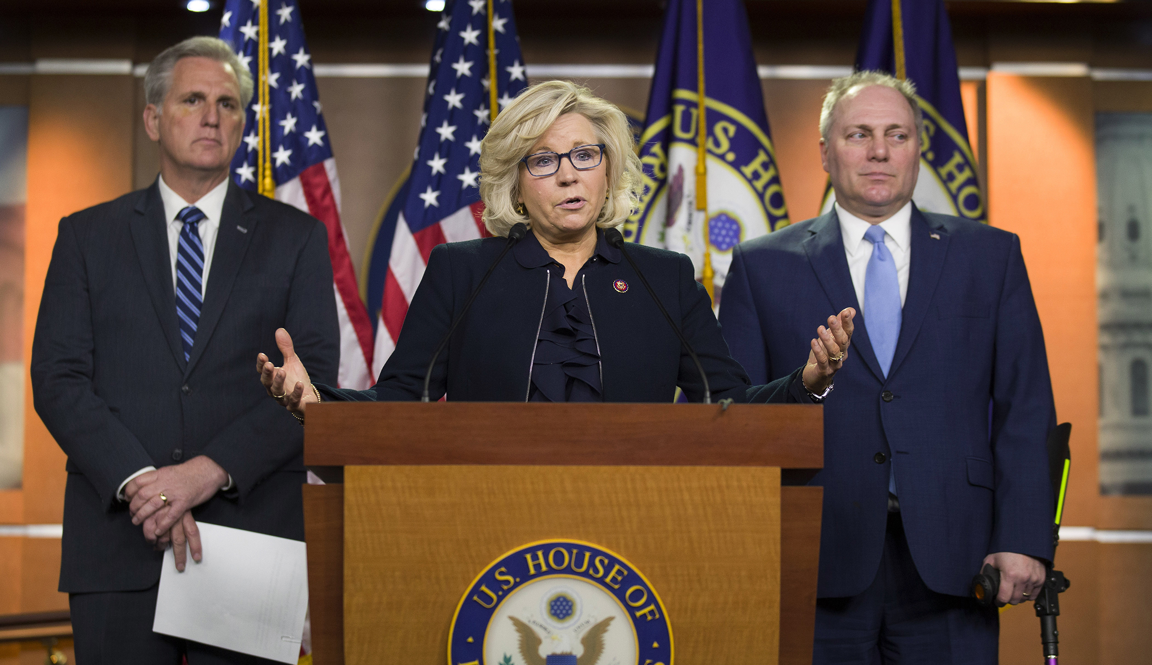 Scalise backs Stefanik to replace Cheney