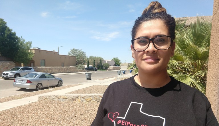 Stephanie Cordero says not all Hispanic voters in El Paso wanted Trump to stay away.