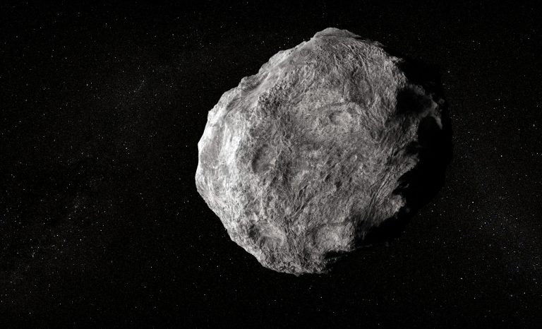 A stock image of an asteroid.