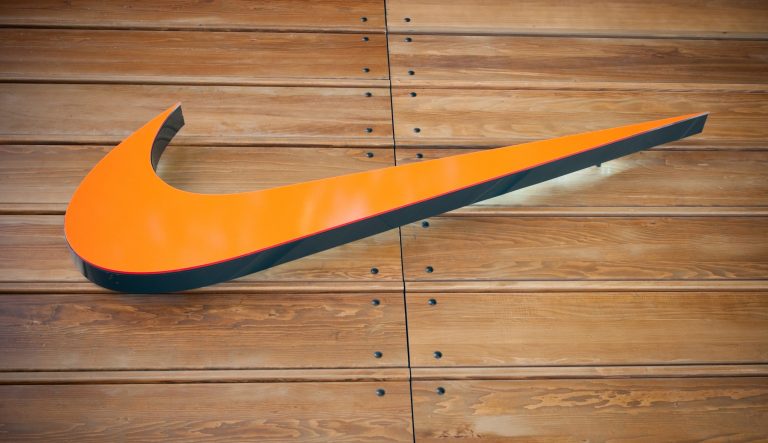 Nike store logo.