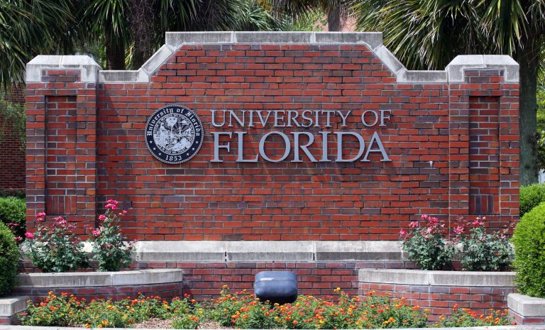 An entrance to the University of Florida.
