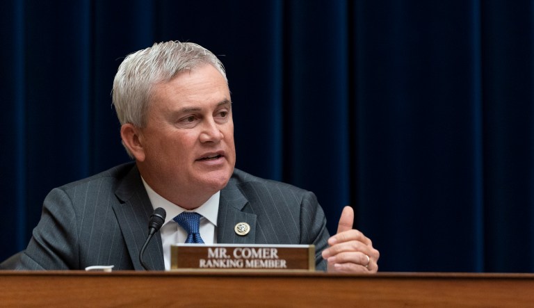 Rep. James Comer.                                                                                                                                                                                   